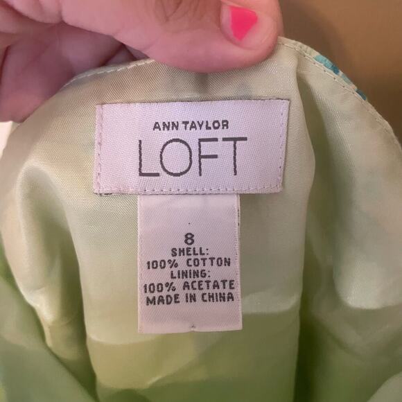 Y2k Ann Taylor floral dress adjustable straps - Picture 8 of 8